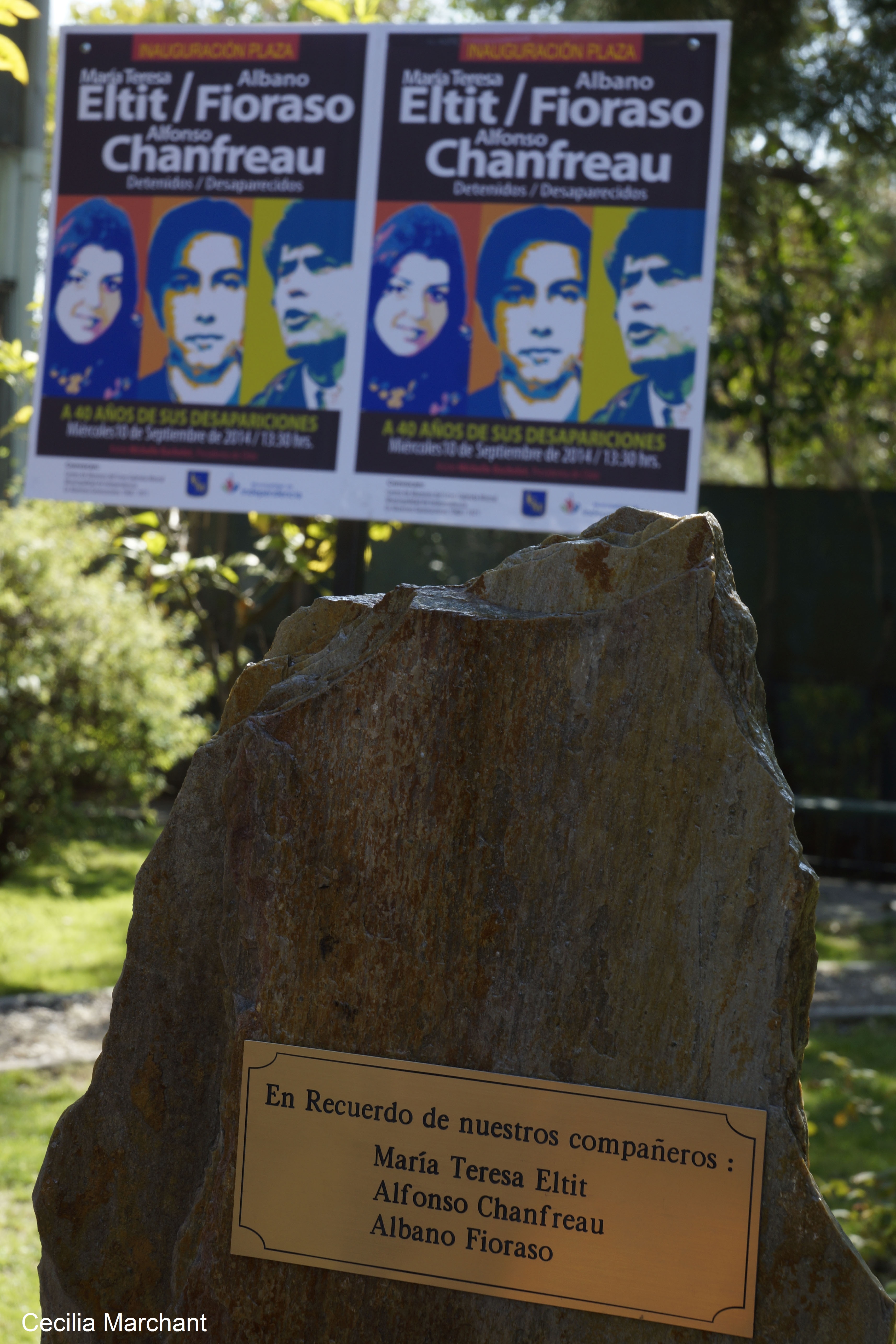 Memorial en Liceo Gabriela Mistral