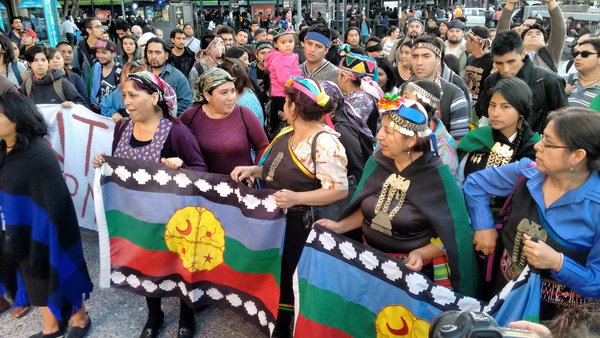 Marcha de mapuche