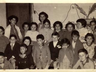 Celebración de la primera comunión de Gregorio Gaete
