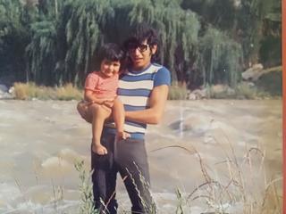 Rodolfo Espejo junto a su hermana