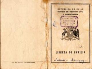 Libreta de familia Salcedo Henríquez