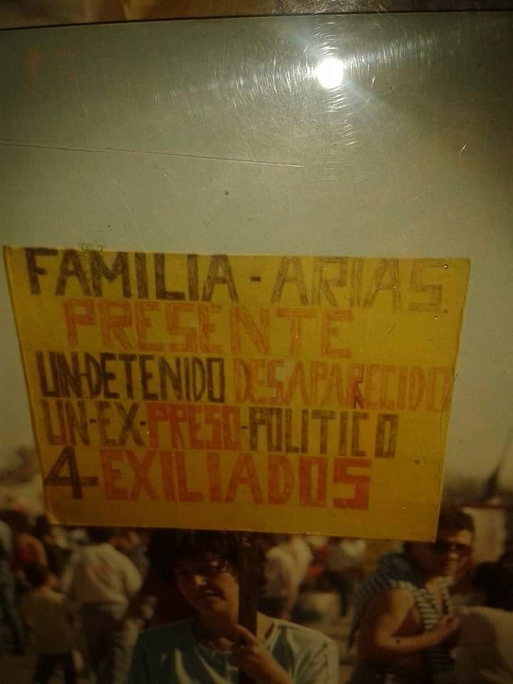 Manifestación familia Arias
