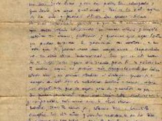 Carta de Juan Chacón a su hermana Abigail