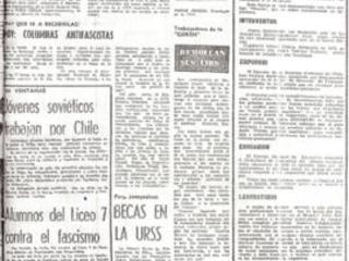 Alumnos del Liceo 7 contra el fascismo