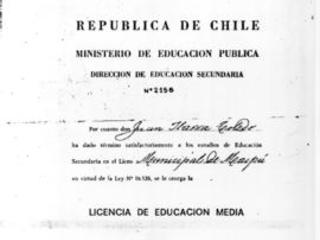 Licencia de Educación Media