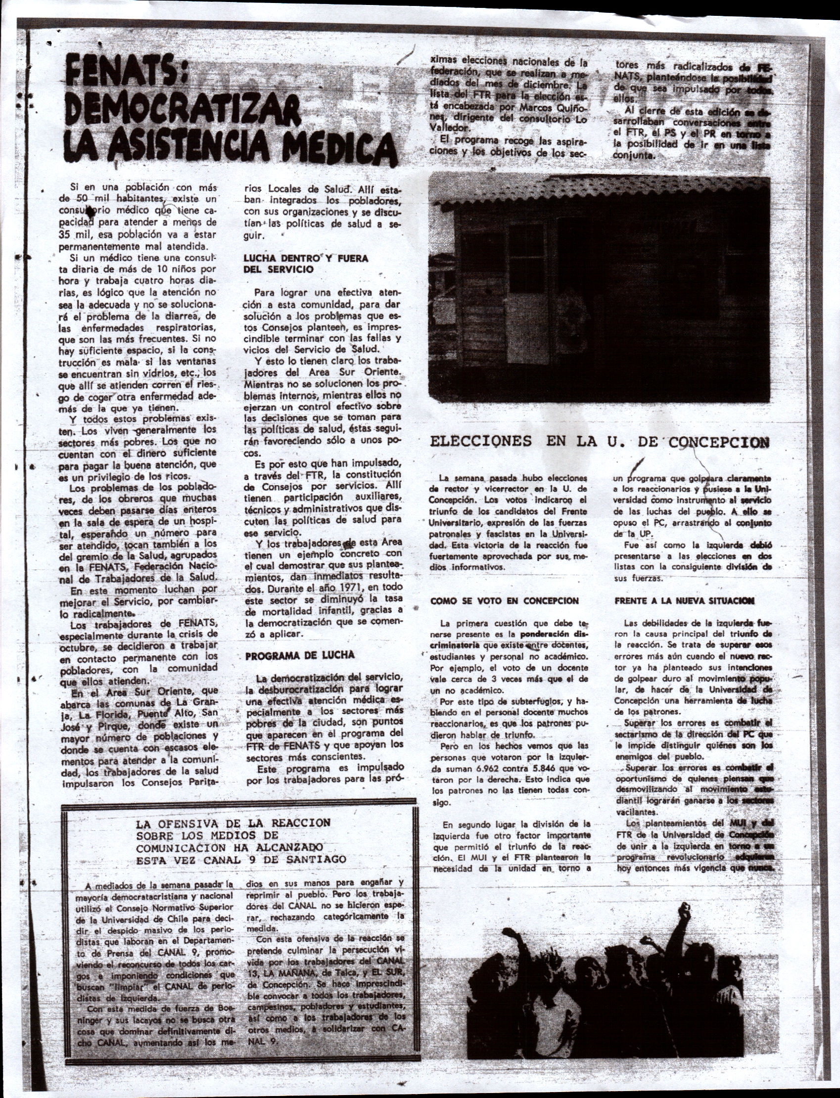 FENATS: Democratizar la asistencia médica FENATS: Democratizar la asistencia médica
