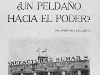 La participación. ¿un peldaño hacia el poder?