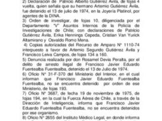 Procesamiento judicial por los secuestros y desaparición forzada de Artemio Gutiérrez Ávila, Francisco Fuentealba Fuentealba y Abundio Contreras González