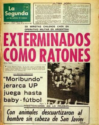 Portada de La Segunda