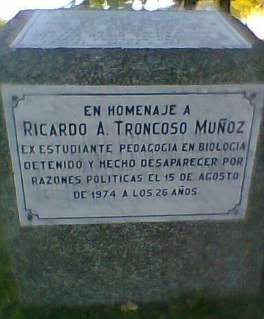 Memorial en homenaje a Ricardo Troncoso