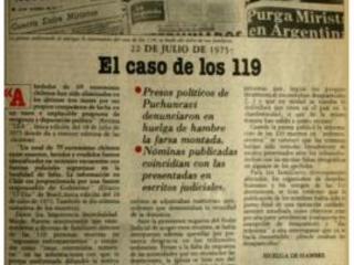 El caso de los 119