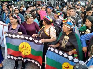 Marcha de mapuche