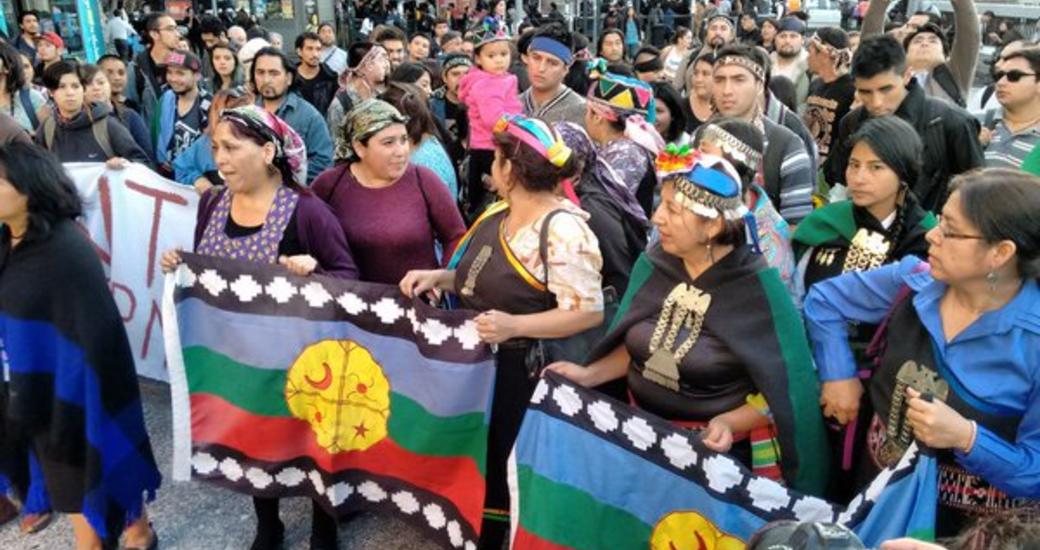 Marcha de mapuche